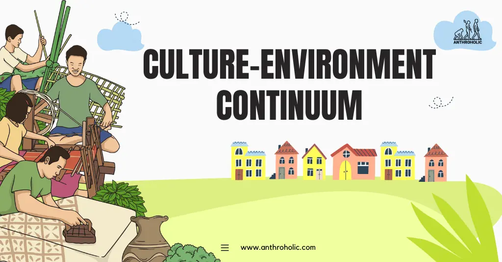 The Culture-Environment Continuum concept constitutes an influential and challenging theoretical paradigm that has greatly impacted the field of cultural anthropology. It helps to clarify the relationship between cultures and their natural environments, asserting that both are inextricably connected and continuously impact each other.