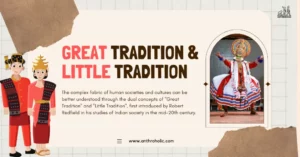 The complex fabric of human societies and cultures can be better understood through the dual concepts of "Great Tradition" and "Little Tradition", first introduced by Robert Redfield in his studies of Indian society in the mid-20th century.