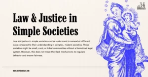 Law and Justice in Simple Societies in Cultural Anthropology
