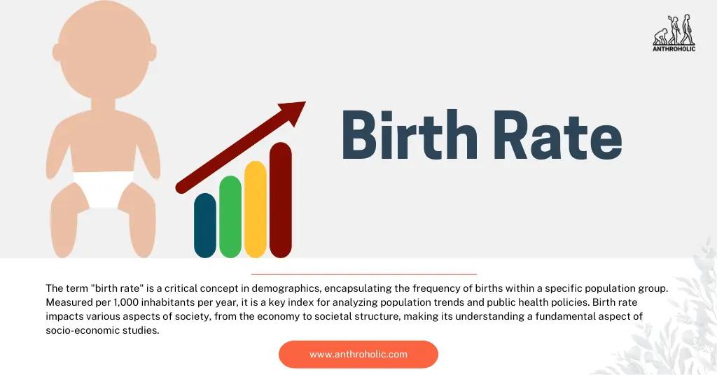 The term "birth rate" is a critical concept in demographics, encapsulating the frequency of births within a specific population group. Measured per 1,000 inhabitants per year, it is a key index for analyzing population trends and public health policies.