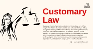 Customary law is a fascinating subject in anthropology, as it offers insight into the structures of societies and cultures. This type of law, though not formally codified like statutory law, holds significant sway over local practices and behaviors.