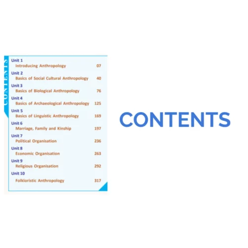 SCERT Kerala Board Class 11 Anthropology Book Summary Page 1
