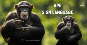 Ape Sign Language by Anthroholic